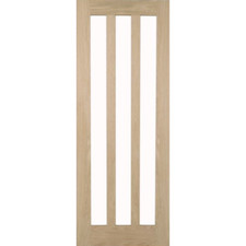 internal door glass oak aston